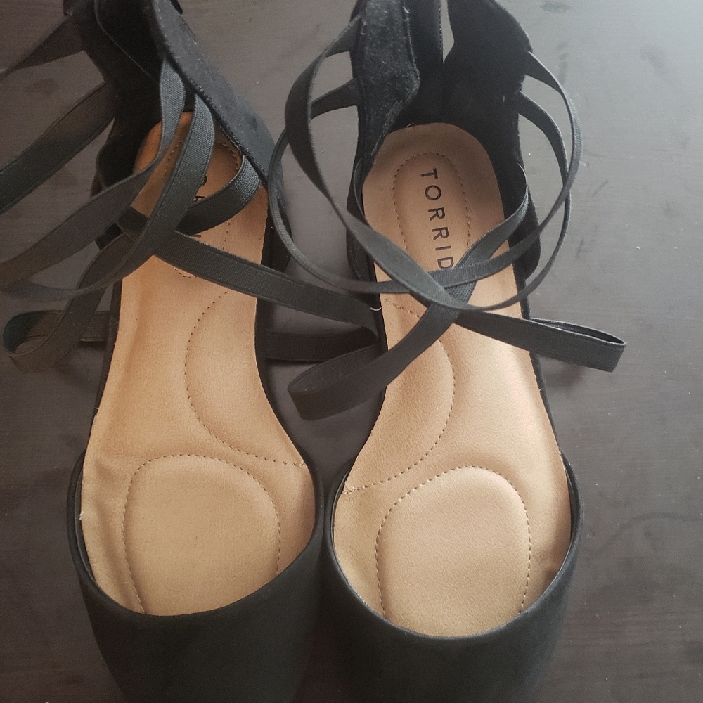 Torrid Black Flats